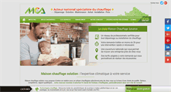 Desktop Screenshot of maison-chauffage-solution.fr